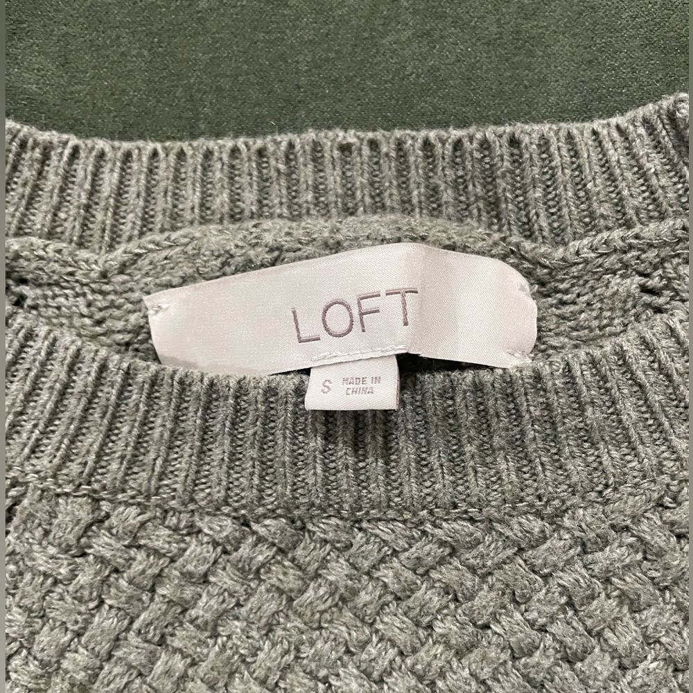 Loft size small crochet sweater
